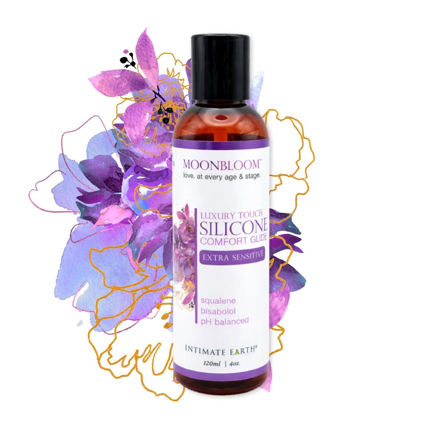 INTIMATE EARTH MOONBLOOM SILICONE GLIDE 4OZ