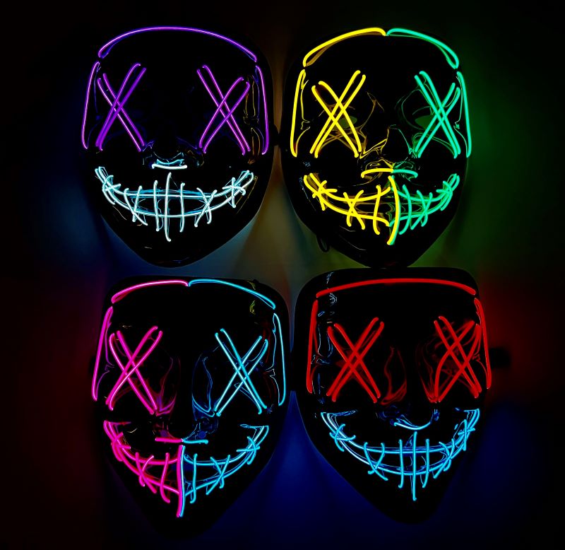 Black LED Face Mask