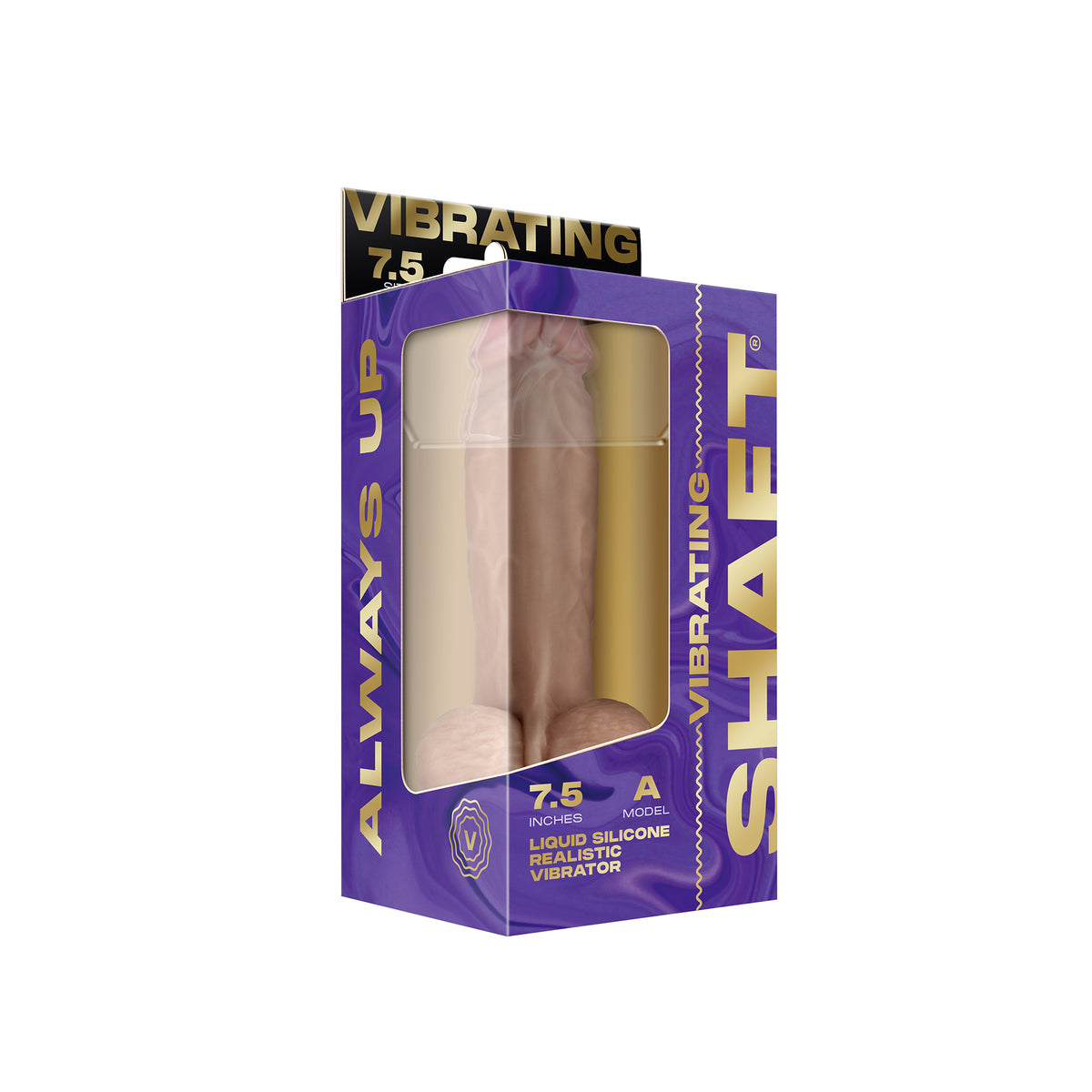 Shaft Model A Vibrating 7.5" Dong with Balls