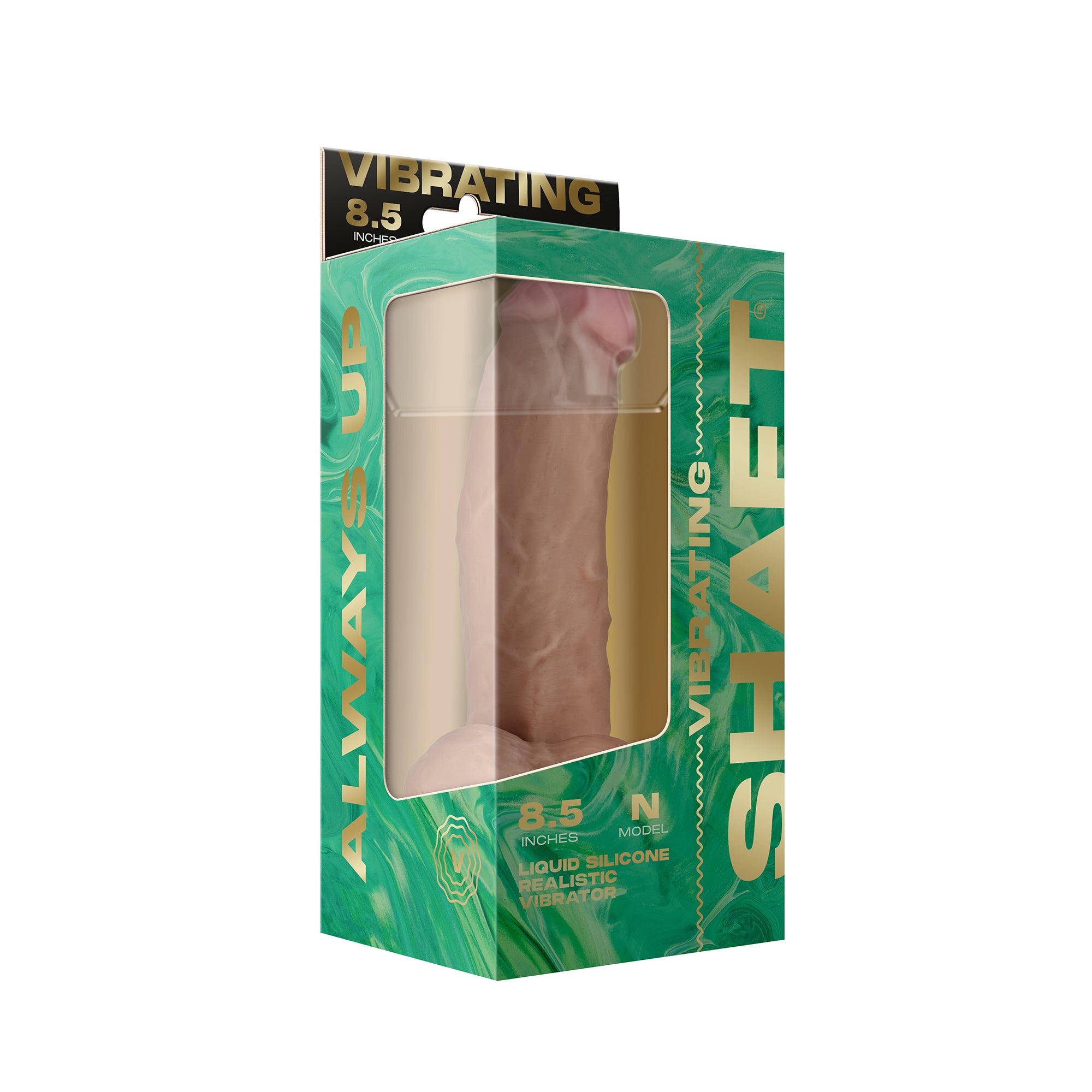 Shaft Model N Vibrating 8.5" Dong with Balls