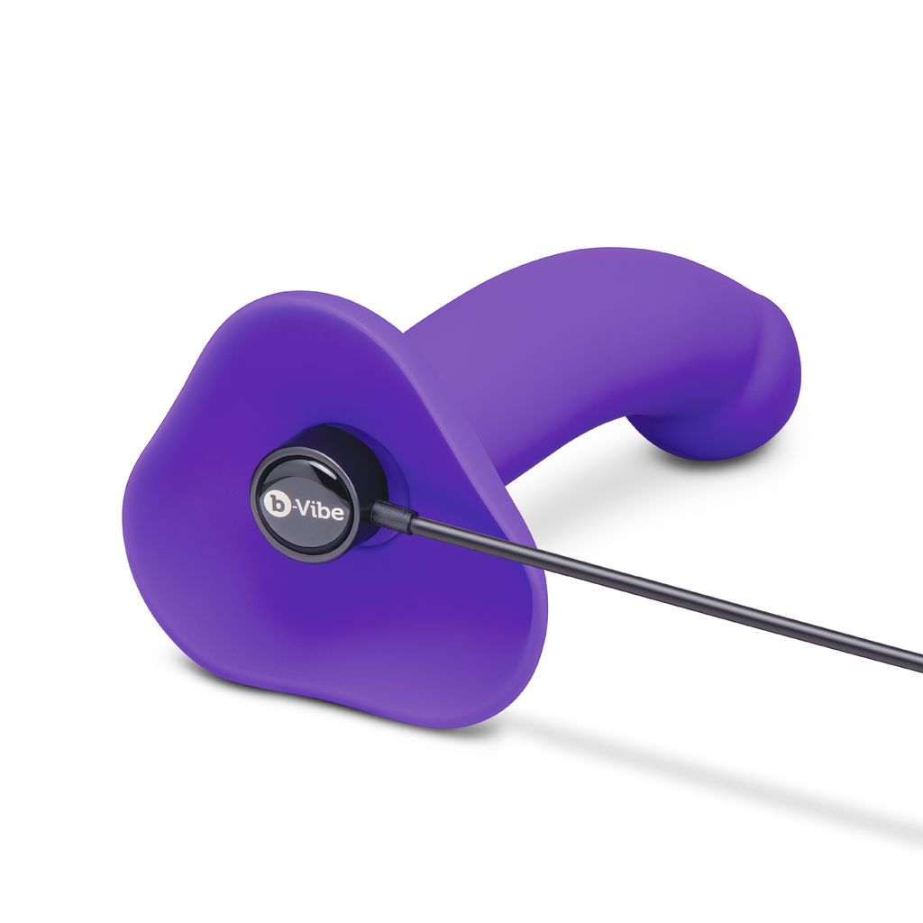 bVibe Curved Vibrating Strap-On Kit