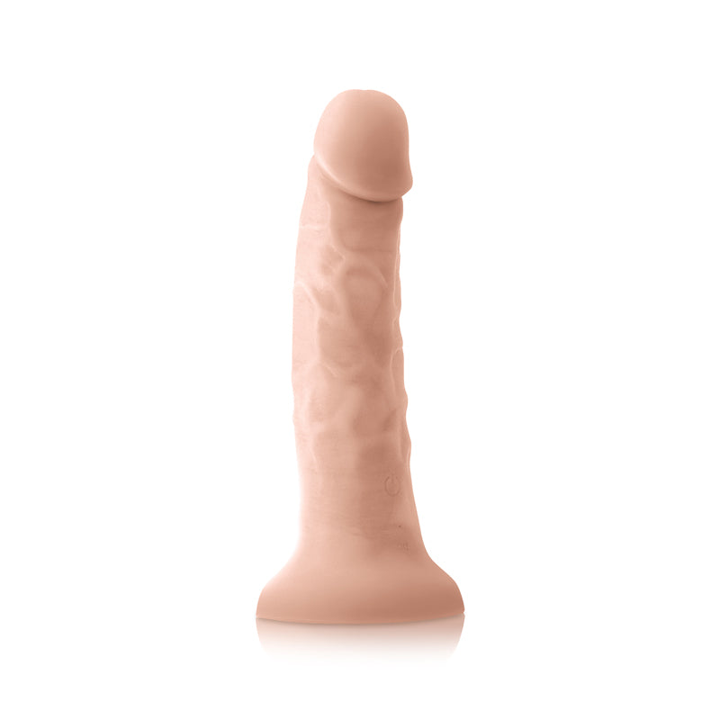 Colours Pleasures 7" Vibrating Dildo in White