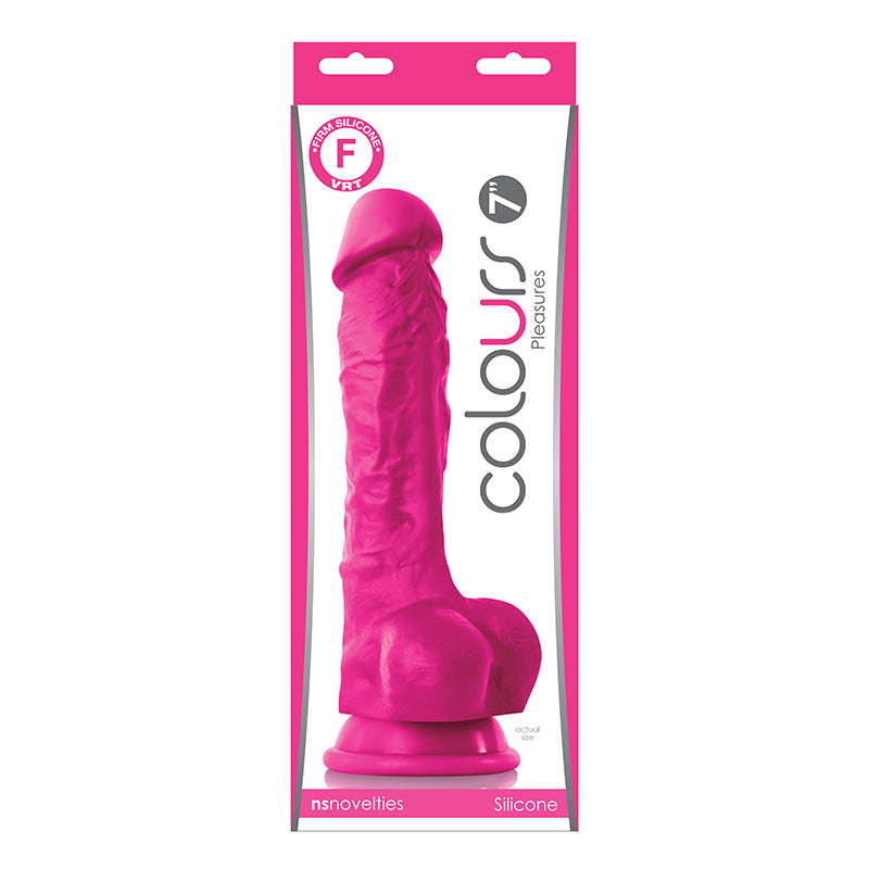 Colours Pleasures 7" Firm Dildo in Pink