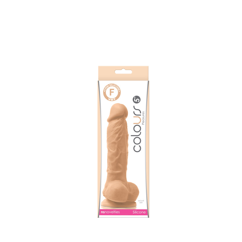 Colours Pleasures 5" Firm Dildo in White