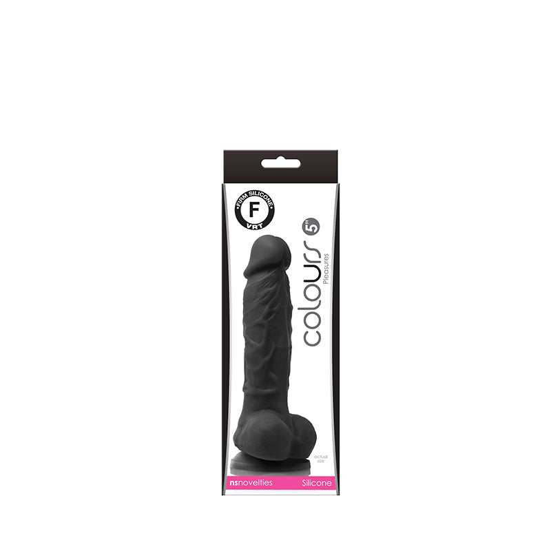 Colours Pleasures 5" Firm Dildo in Black