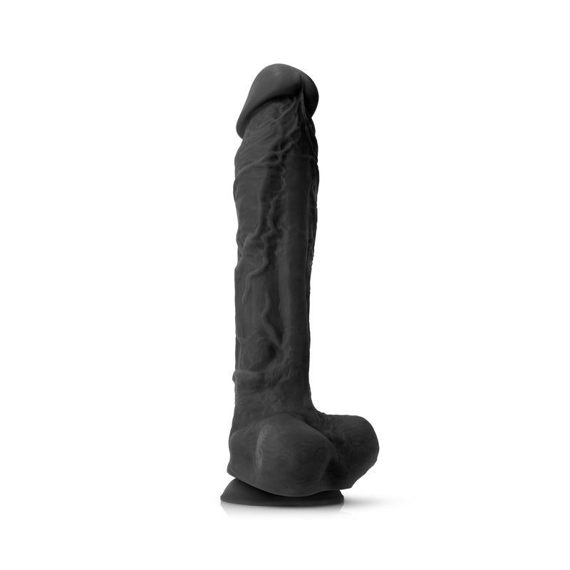 Colours Pleasures 10" Firm Dildo in Black