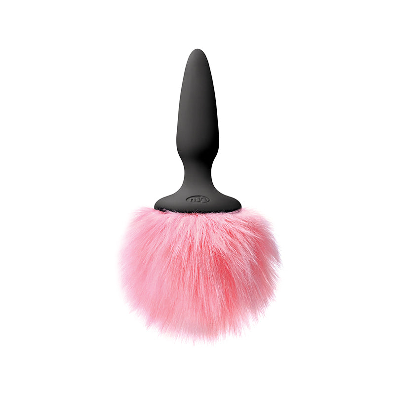 Bunny Tails Mini Anal Plug Pink Fur