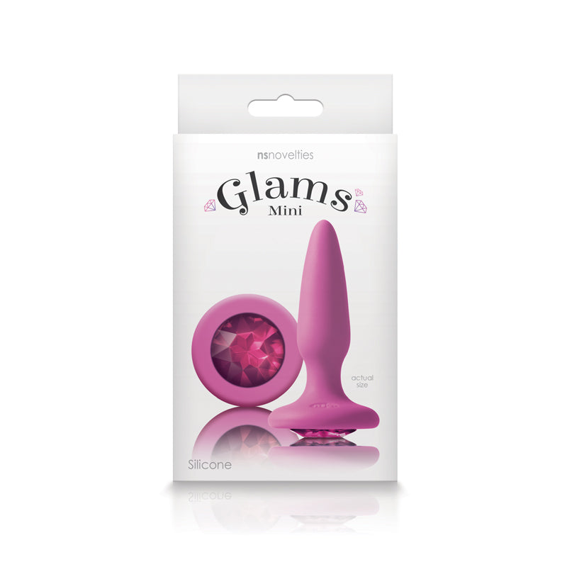 Glams Mini Anal Plug Pink Gem
