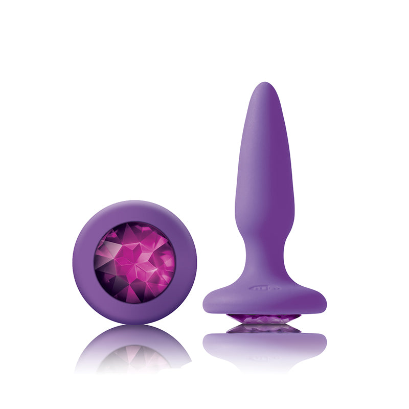 Glams Mini Anal Plug Purple Gem