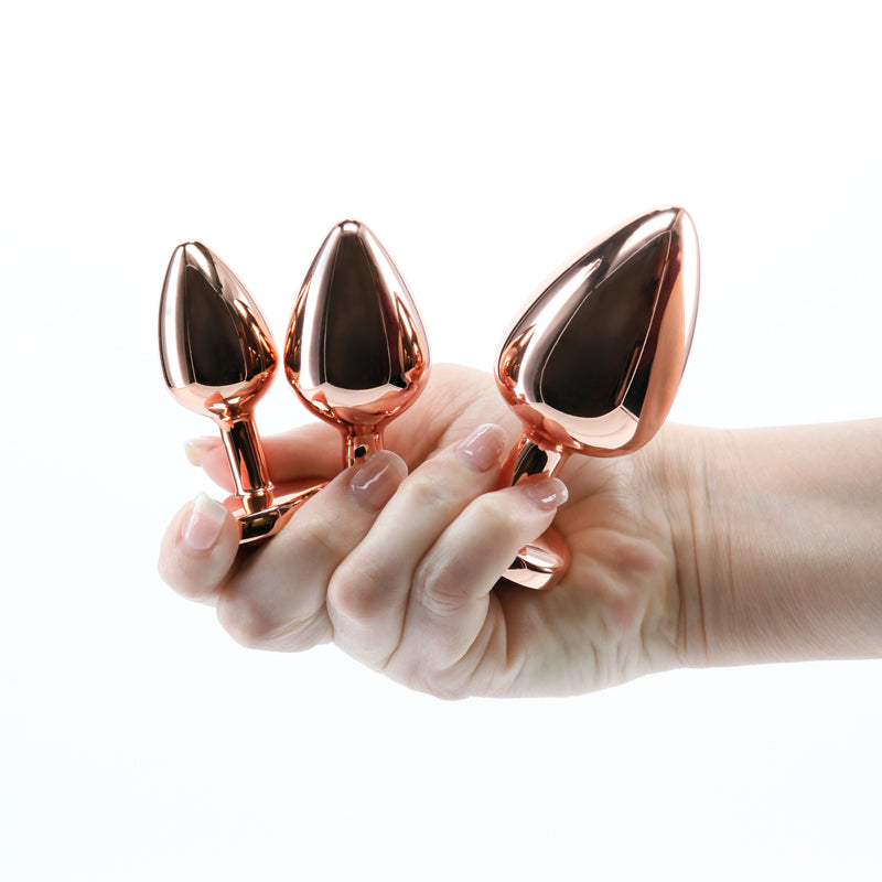 Rear Assets Jewel Plug Trainer Kit Rose Gold