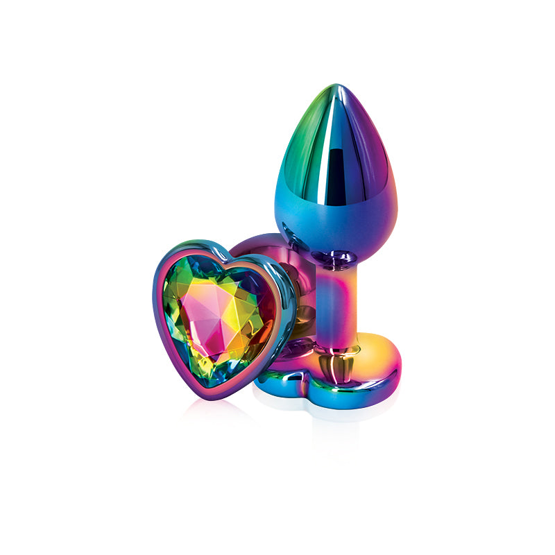 Rear Assets Jewel Heart Plug Multicolor - Small