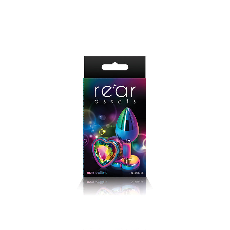 Rear Assets Jewel Heart Plug Multicolor - Small