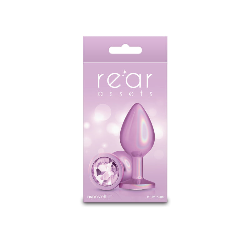 Rear Assets Jewel Plug Iridescent Pink - Medium
