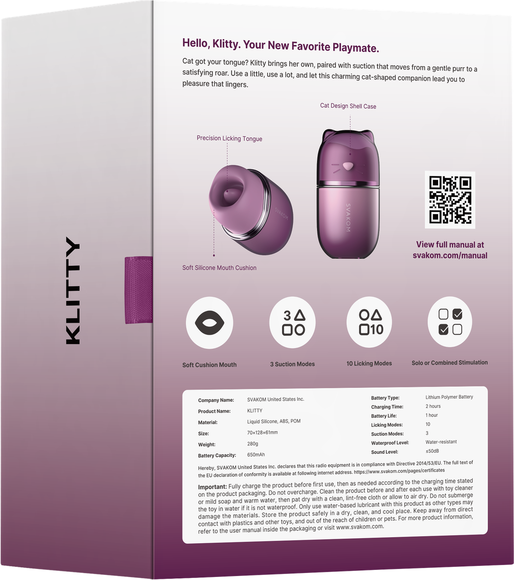 Klitty Dual-Action Licking & Suction Stimulator