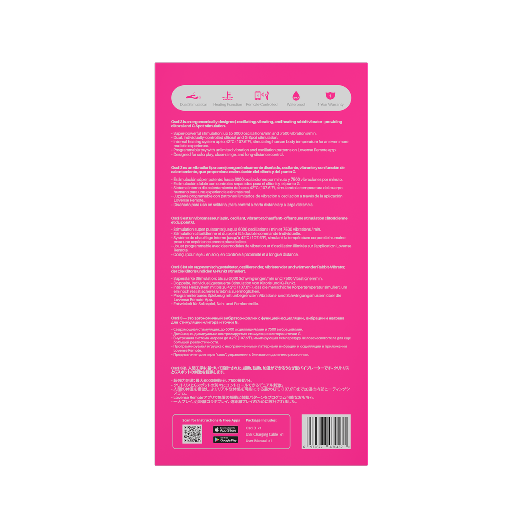 Lovense Osci 3 Oscillating G Spot Vibrator
