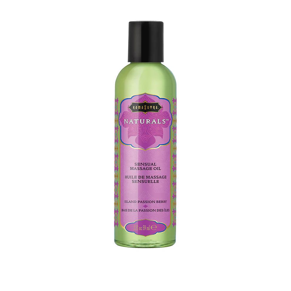 Kama Sutra Naturals Massage Oil Island Passion Berry 2 oz