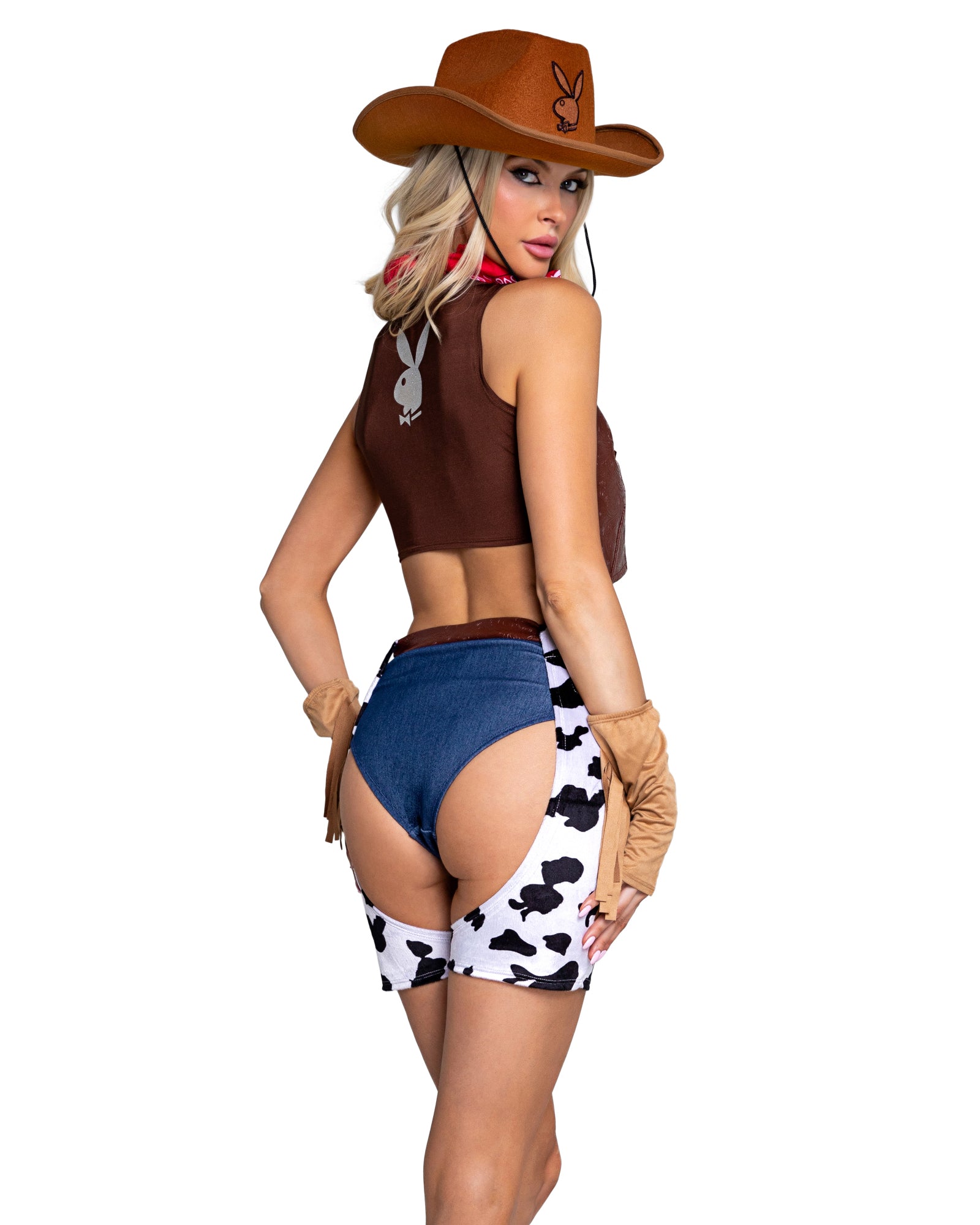 Playboy Cowgirl Ranch Babe 6pc Costume