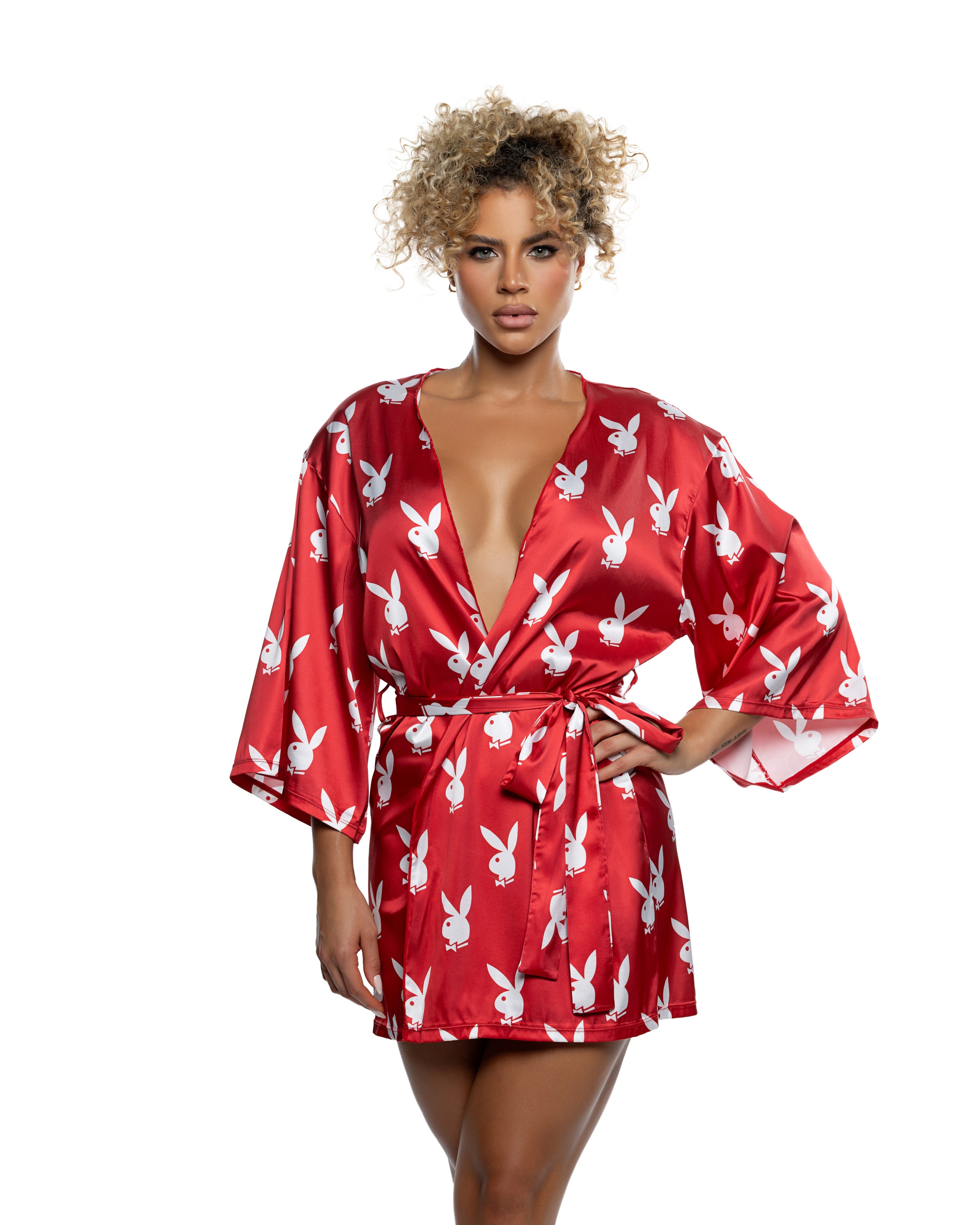 Playboy Bunny Satin Robe