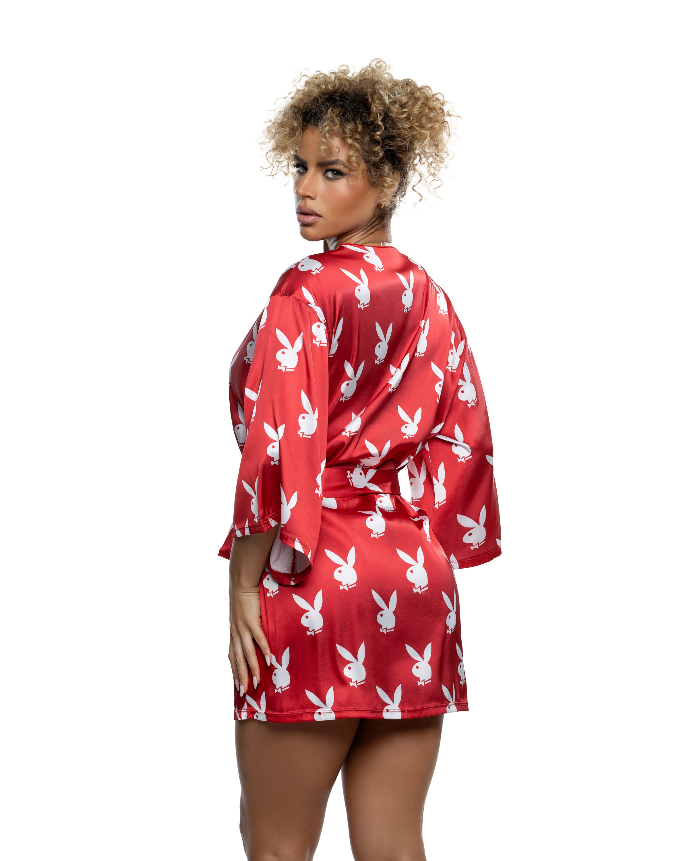 Playboy Bunny Satin Robe