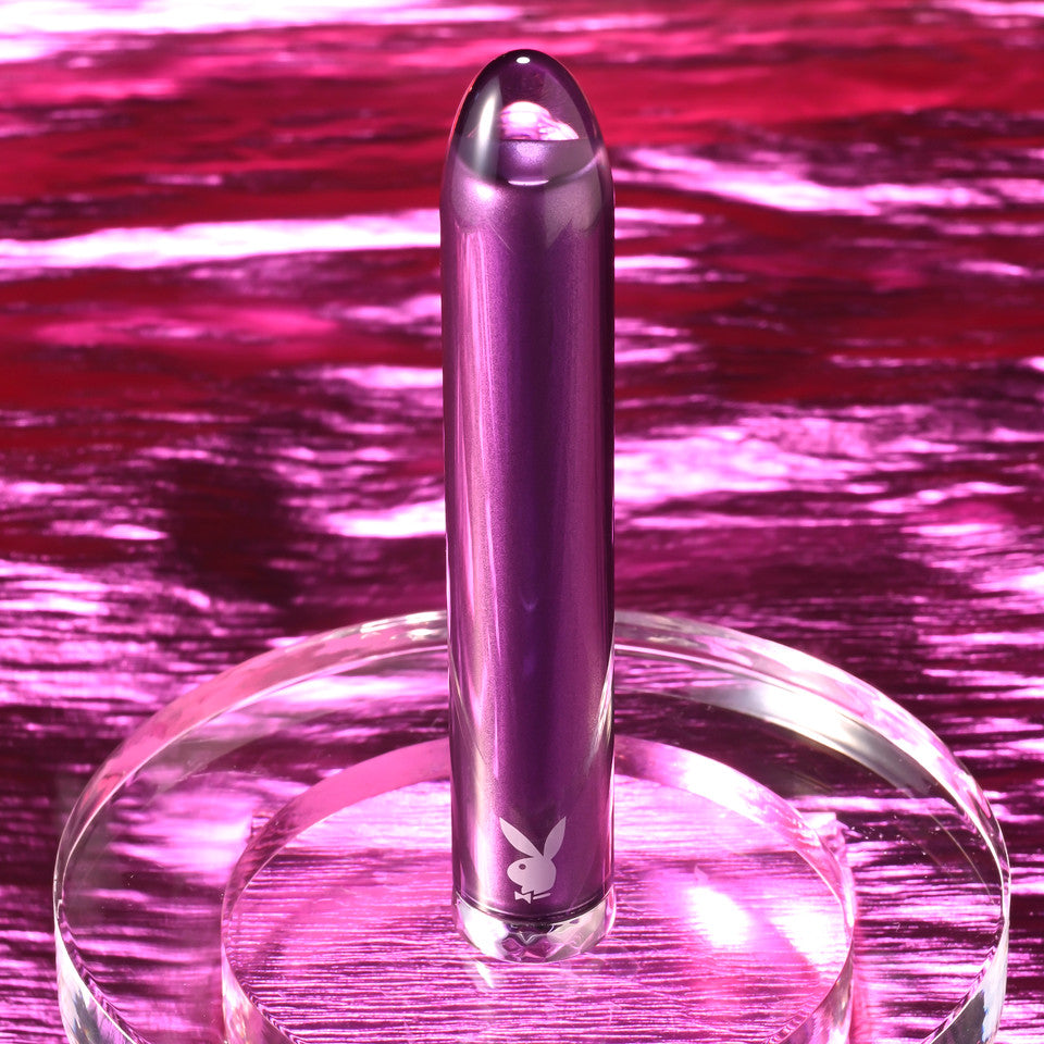 Playboy Glass Bullet Amethyst