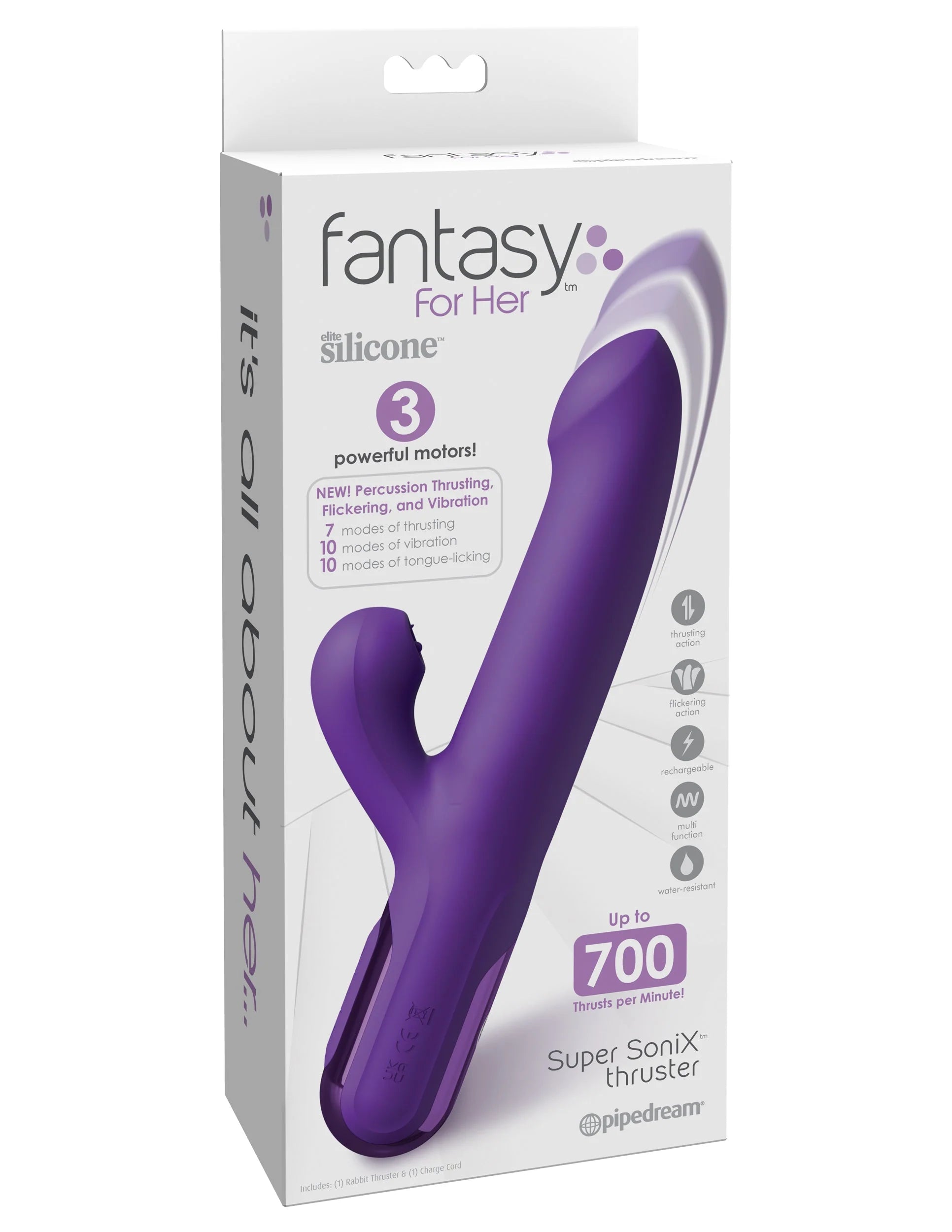 Fantasy For Her Super Sonix Warming Thruster