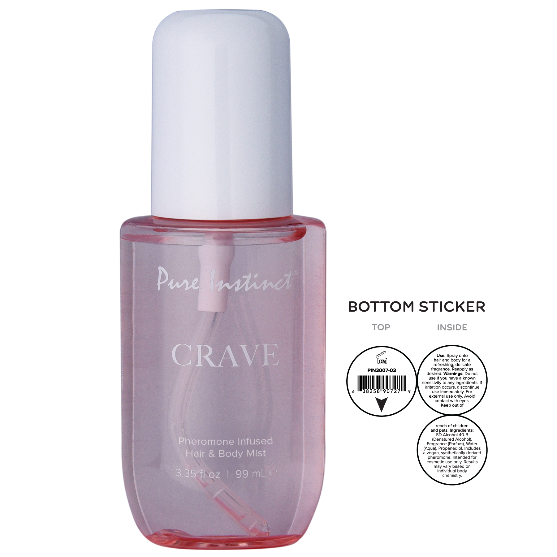 Pure Instinct Pheromone Hair & Body Mist Crave
