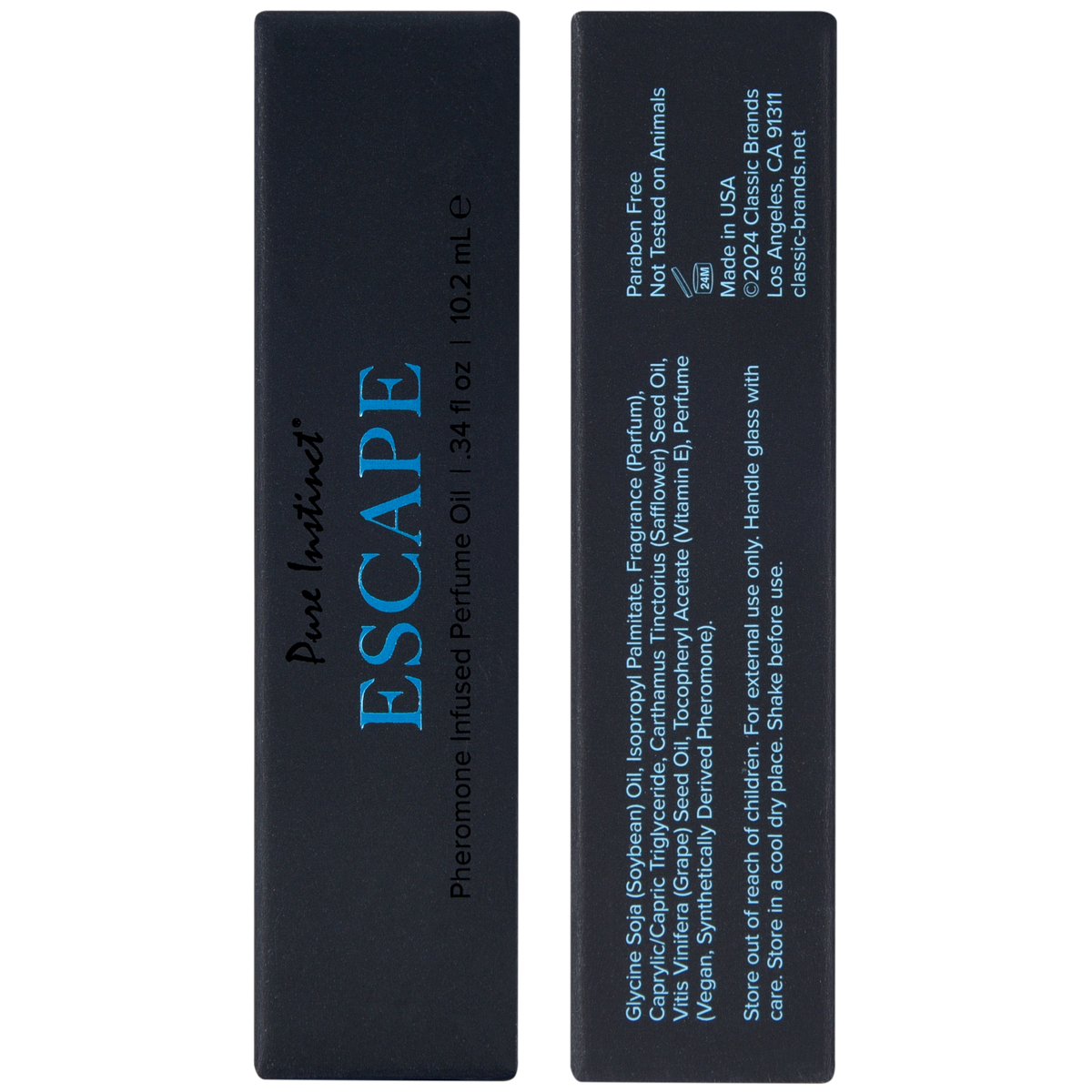 Pure Instinct Mens Collection Pheromone Perfume Oil Escape