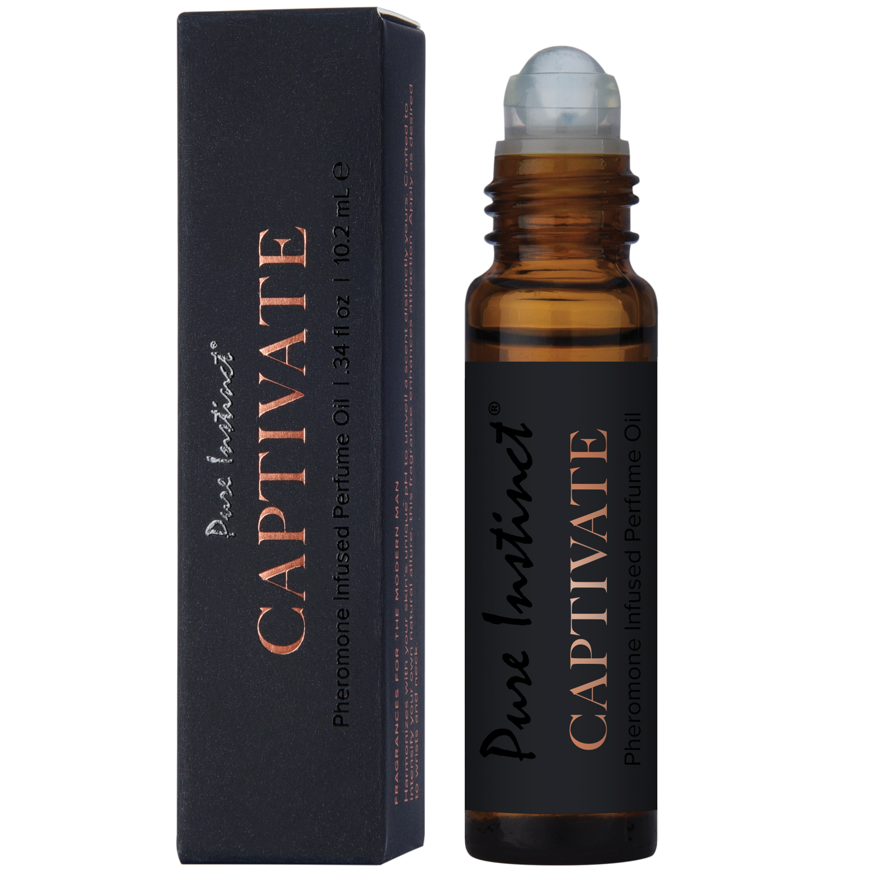 Pure Instinct Mens Collection Pheromone Perfume Oil Captivate