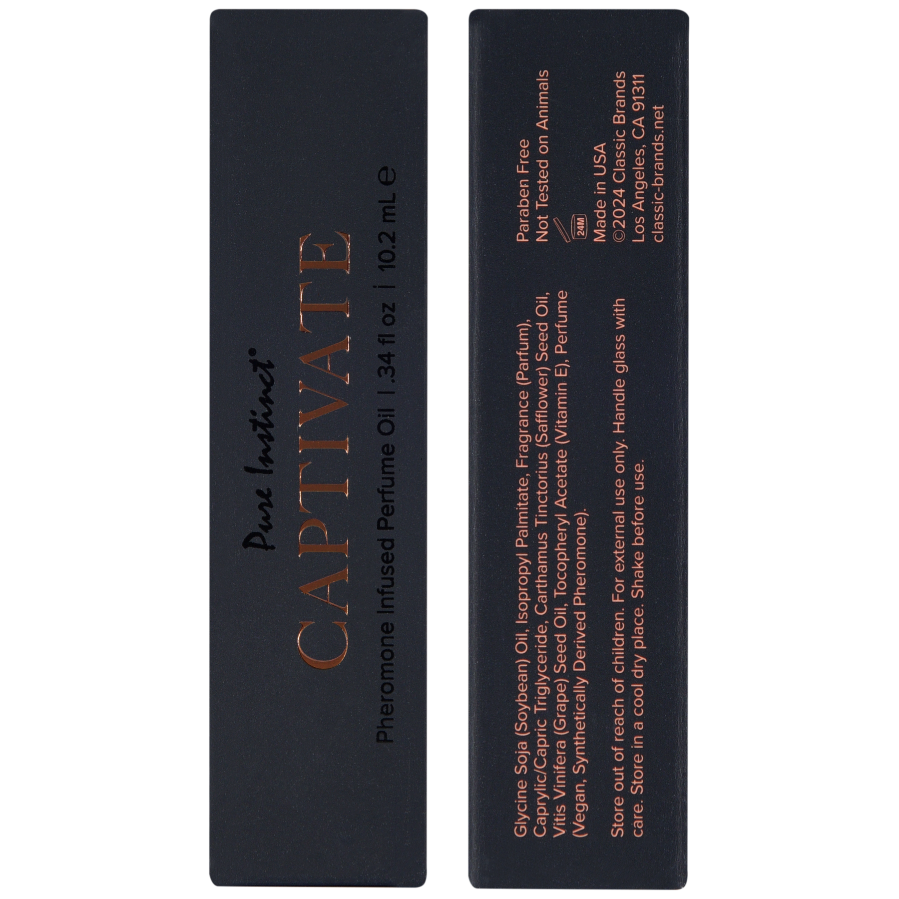 Pure Instinct Mens Collection Pheromone Perfume Oil Captivate