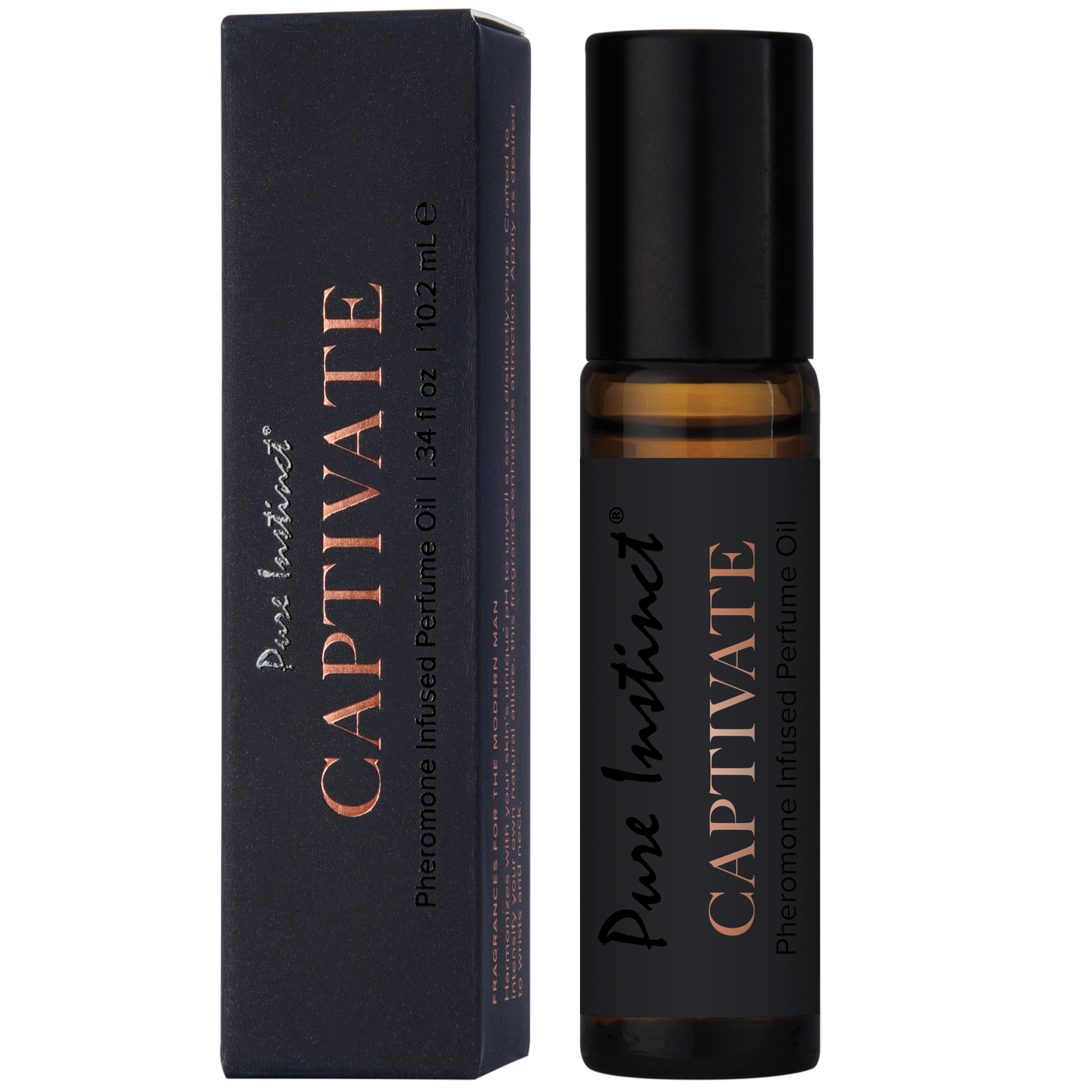 Pure Instinct Mens Collection Pheromone Perfume Oil Captivate