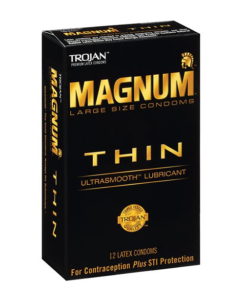 Trojan Magnum Thin Condoms 12-Pack
