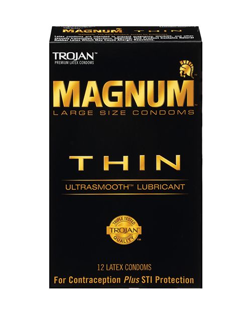 Trojan Magnum Thin Condoms 12-Pack