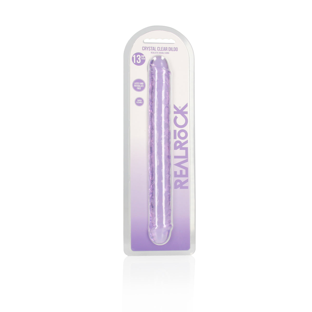 Realrock 13" Double Dildo in Purple