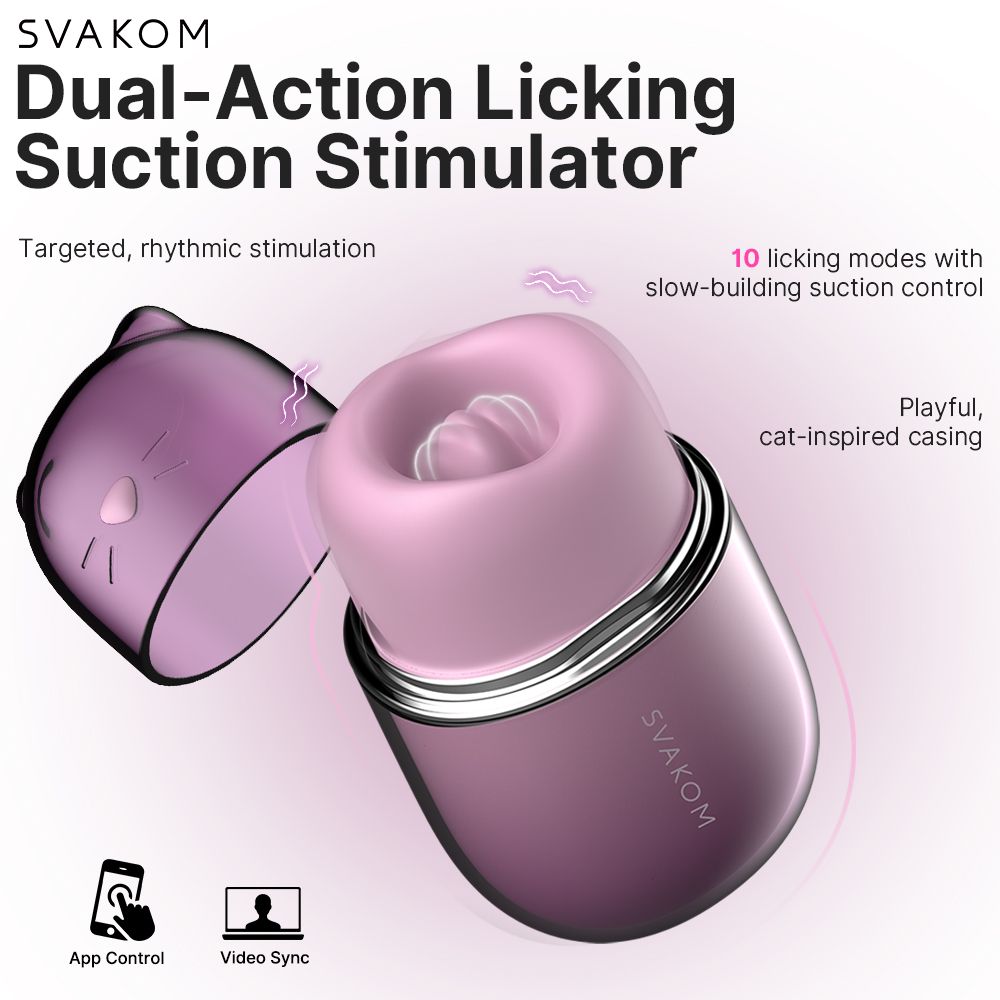 Klitty Dual-Action Licking & Suction Stimulator
