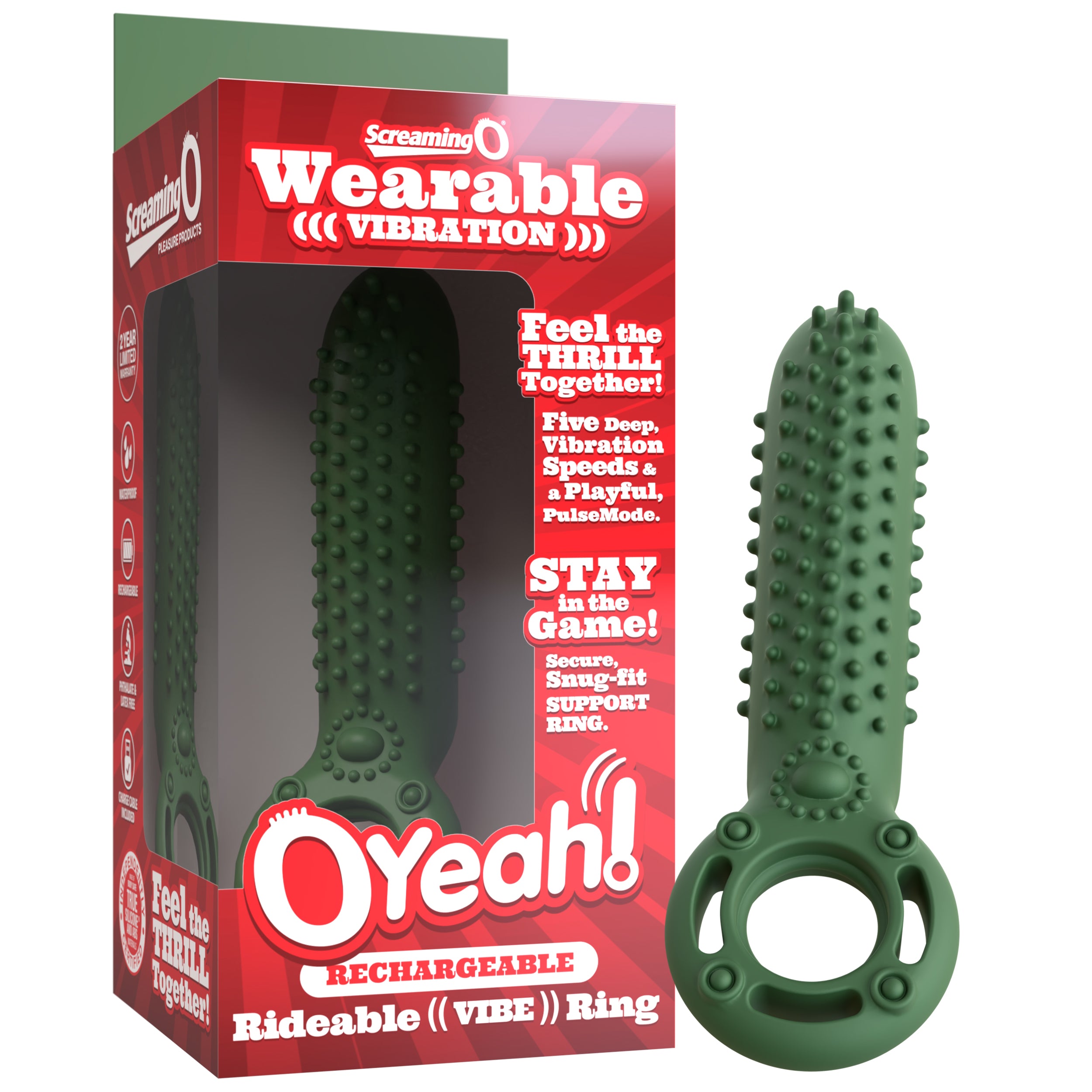 Screaming O OYeah Silicone Cock Ring