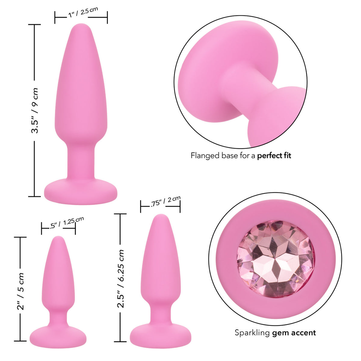 First Time Crystal Booty Kit in Pink