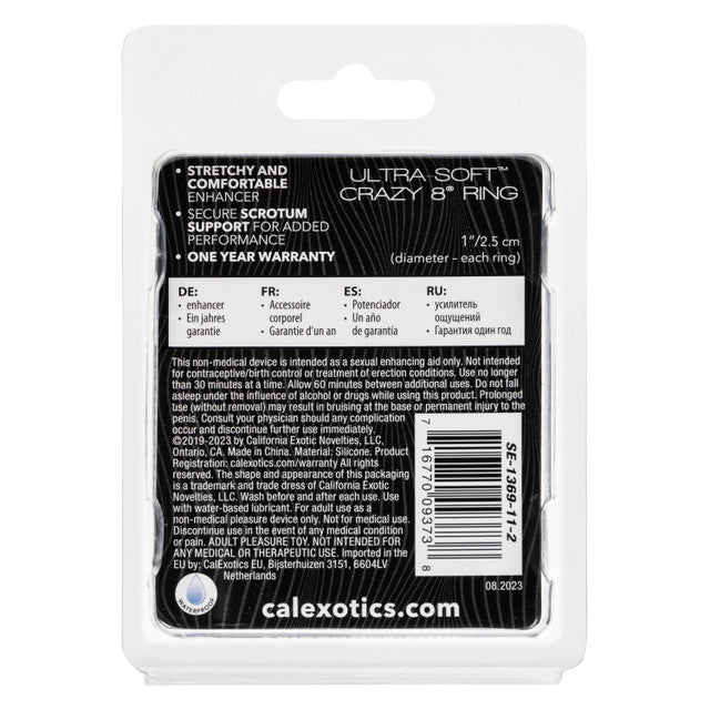 Alpha Ultra-Soft Crazy 8 Cock Ring