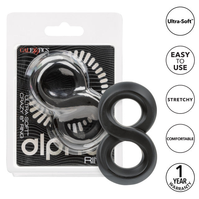 Alpha Ultra-Soft Crazy 8 Cock Ring
