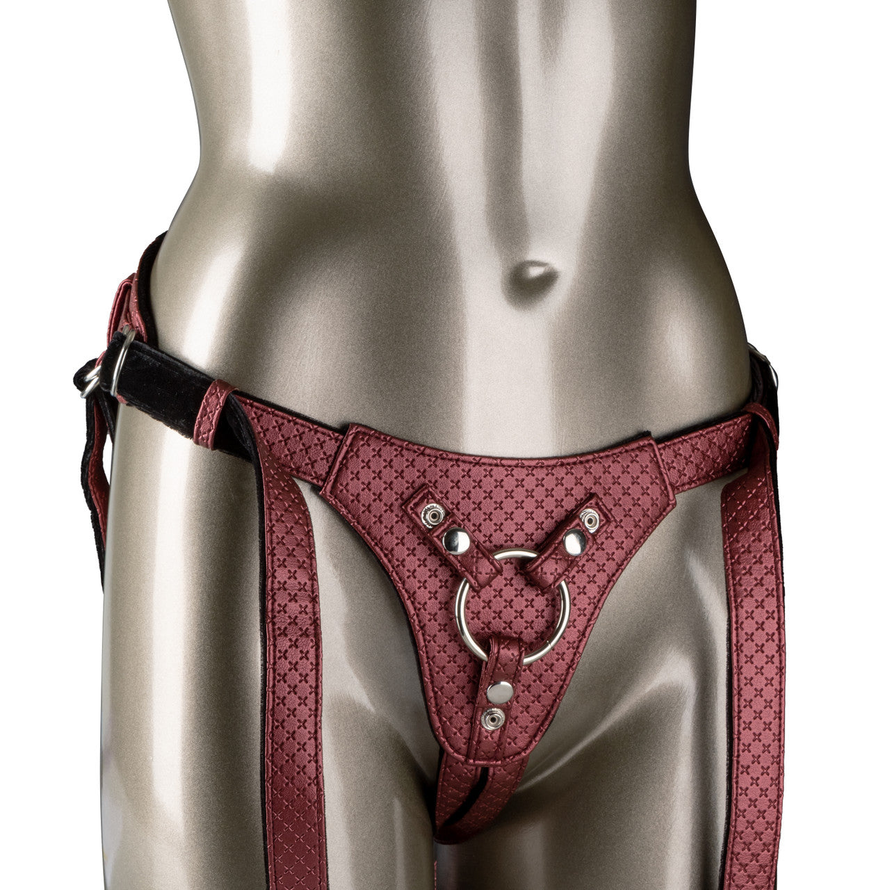 Her Royal Harness The Regal Queen in Red