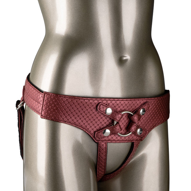 Her Royal Harness The Regal Empress in Red