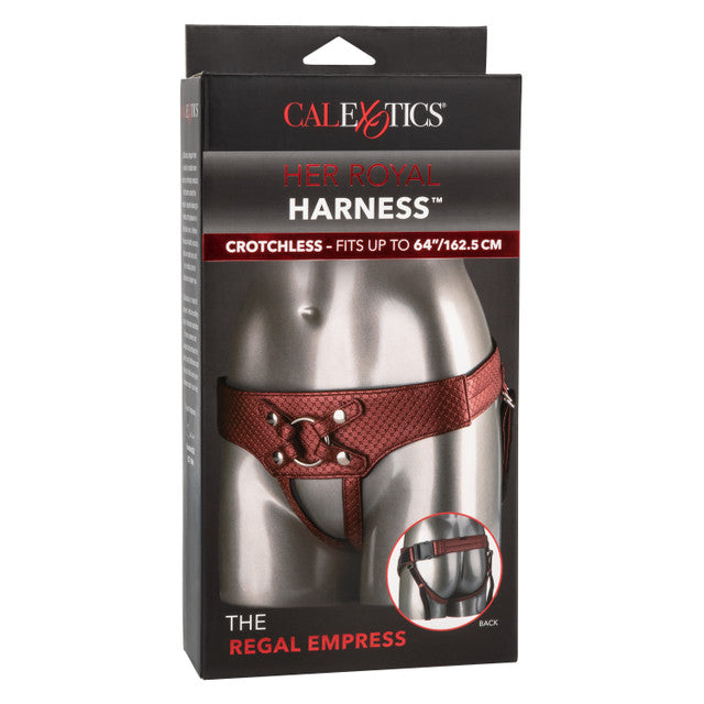 Her Royal Harness The Regal Empress in Red