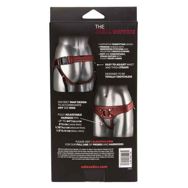 Her Royal Harness The Regal Empress in Red