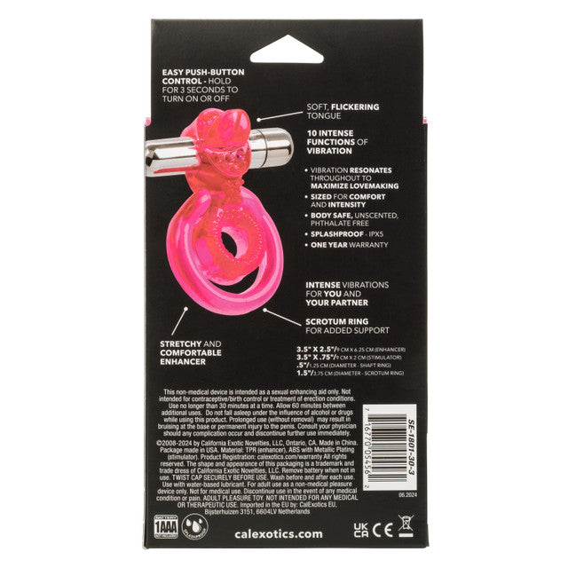 Dual Clit Flicker Cock Ring