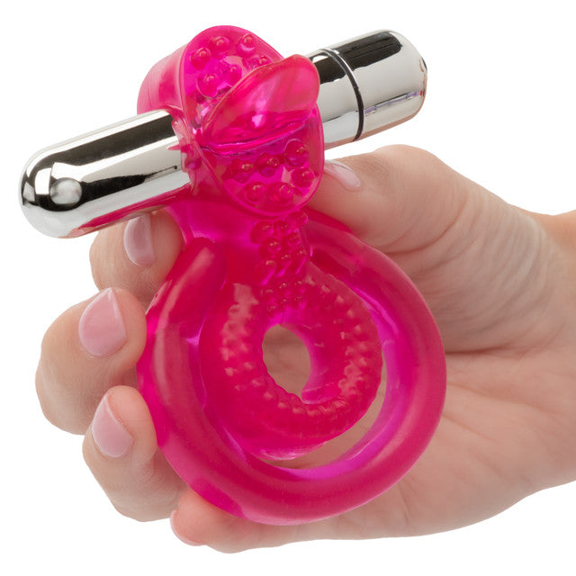 Dual Clit Flicker Cock Ring