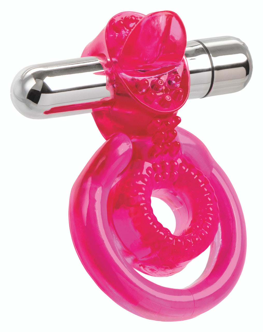 Dual Clit Flicker Cock Ring