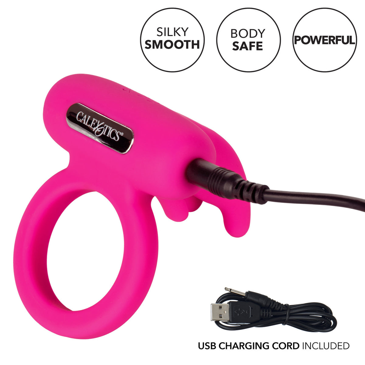 Triple Clit Flicker Cock Ring
