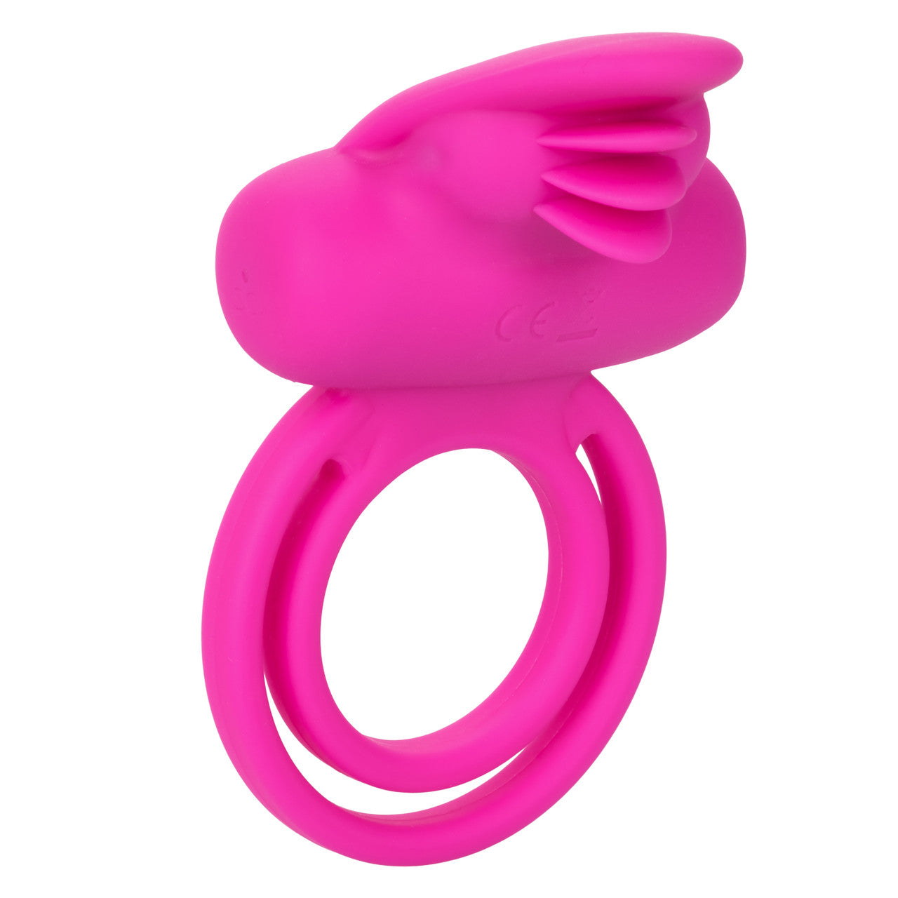 Rechargeable Dual Clit Flicker Cock Ring