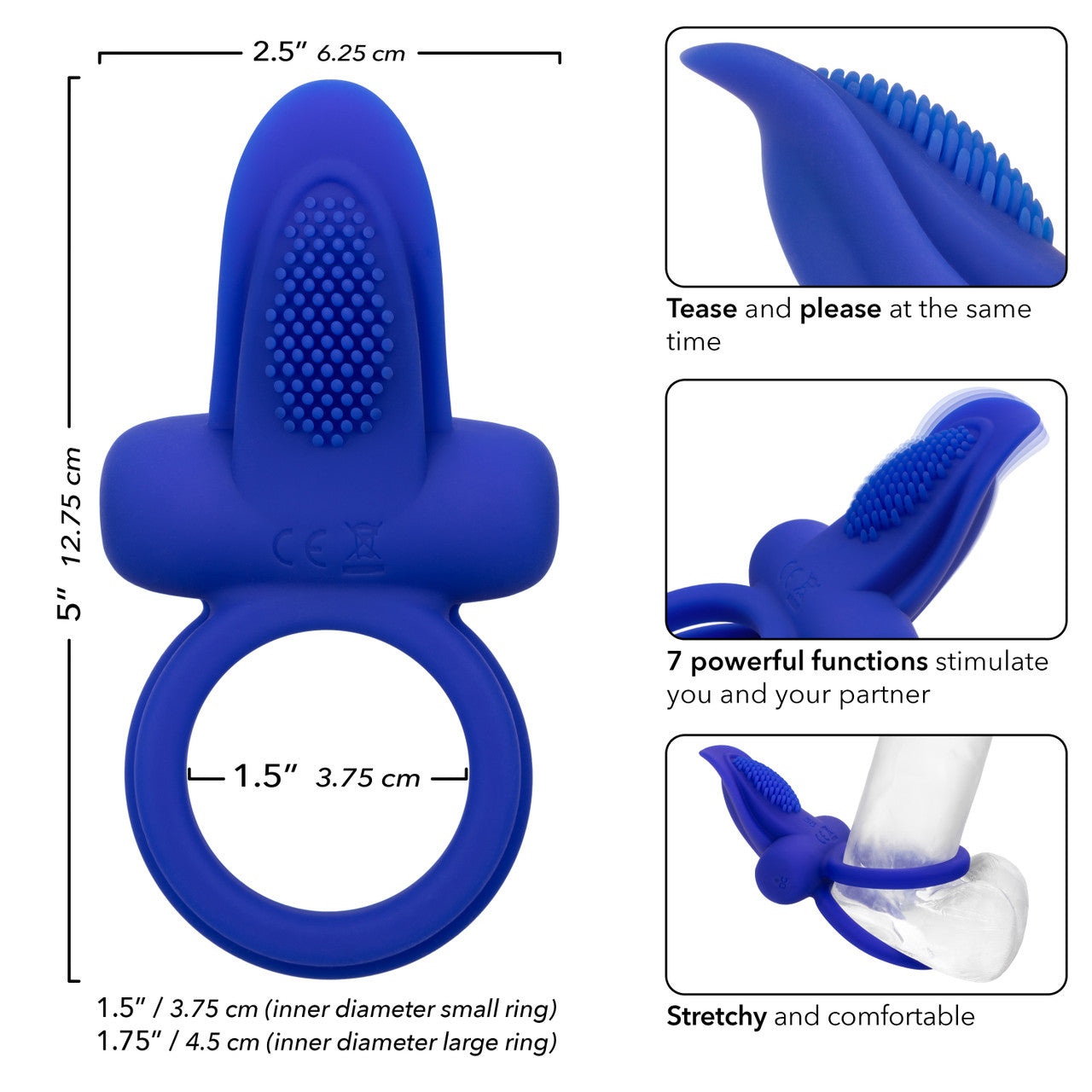 Dual Pleaser Enhancer Cock Ring