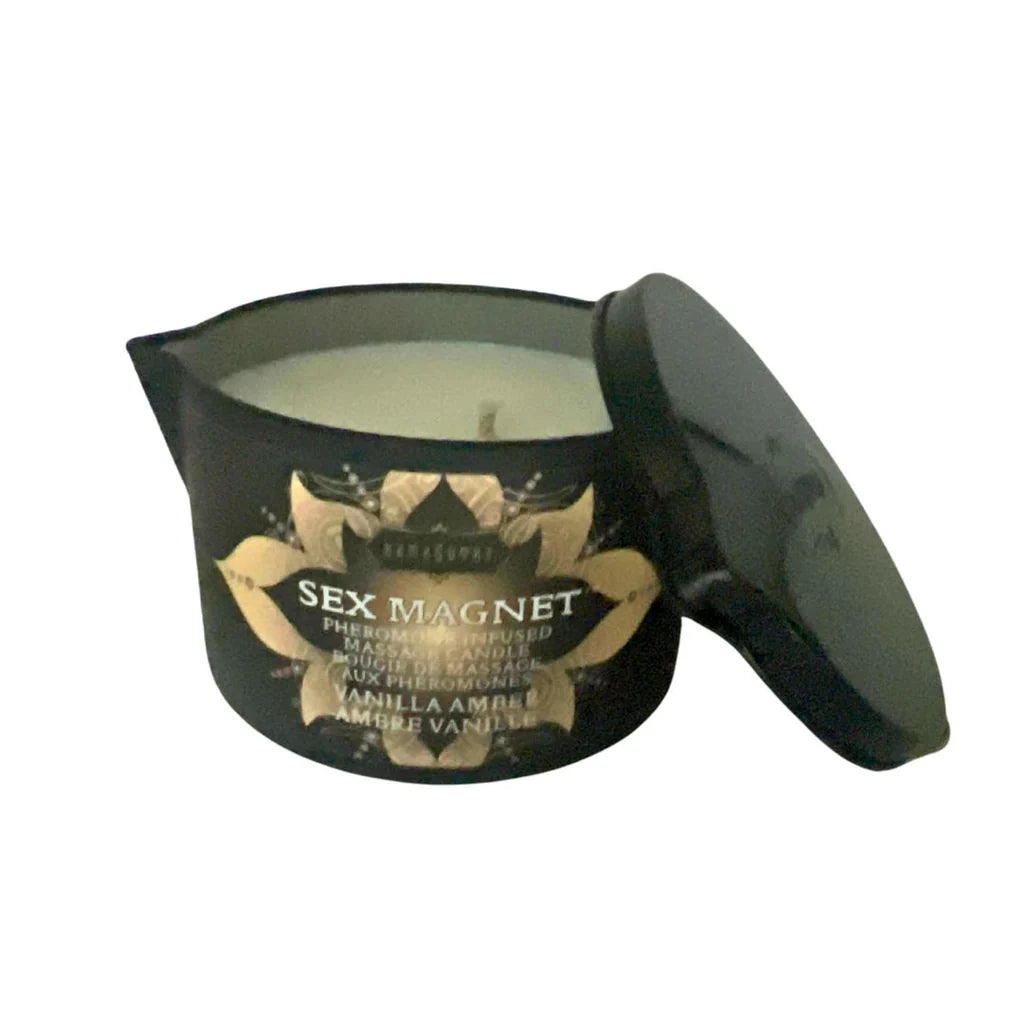 Kama Sutra Sex Magnet Massage Candle Pheromone Infused Vanilla Amber
