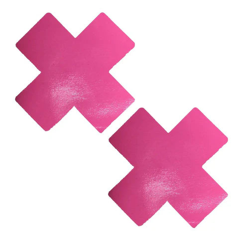 Neon Pink X Wet Vinyl Pasties
